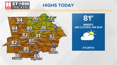 weather atlanta 10 day